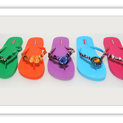 Colored Flip Flops