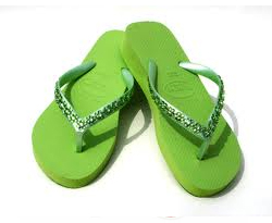 Green Flip Flops