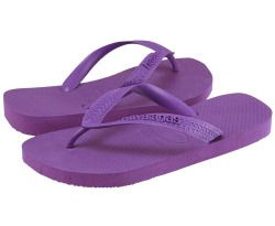 Purple Flip Flops