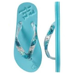 Sequin Flip Flops