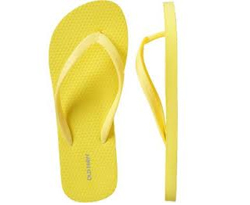 Yellow Flip Flops